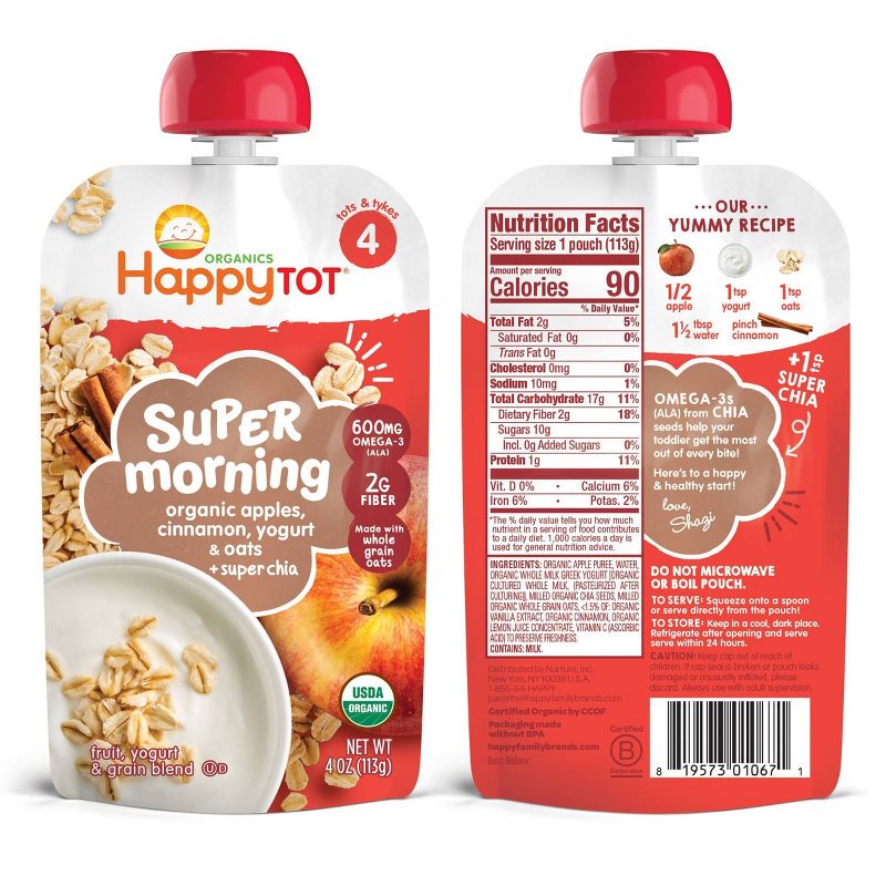 HappyTot 16pk Variety Pouch - 64oz