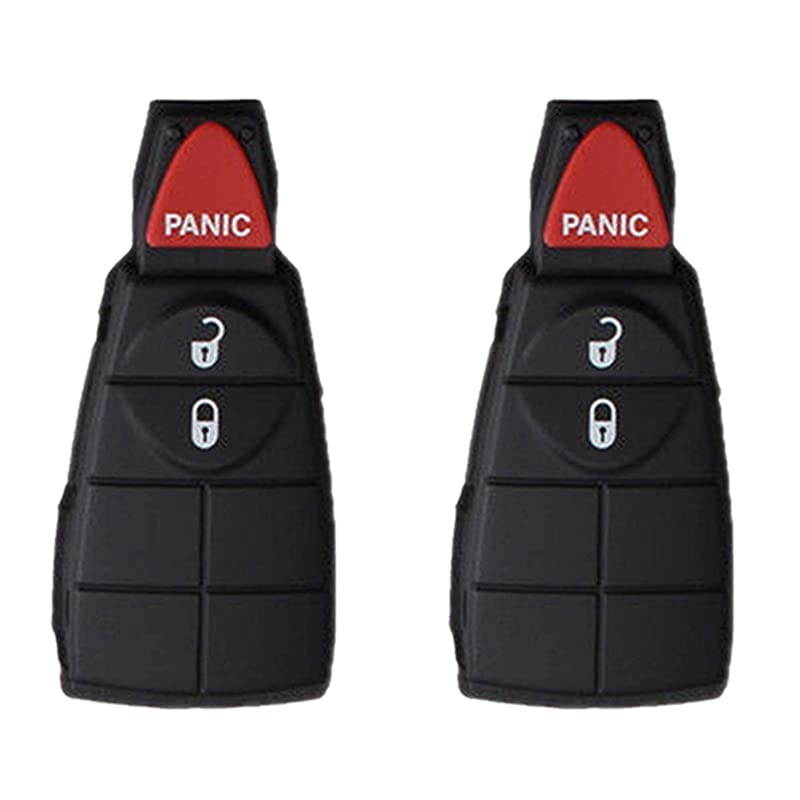 Keyless Entry Remote Key Fob Skin Replacement for Chrysler Town AND Country Dodge Durango Grand Caravan Journey Ram 1500 2500 3500 Jeep Grand Cherokee GQ4-53T M3N5WY783X IYZ-C01C