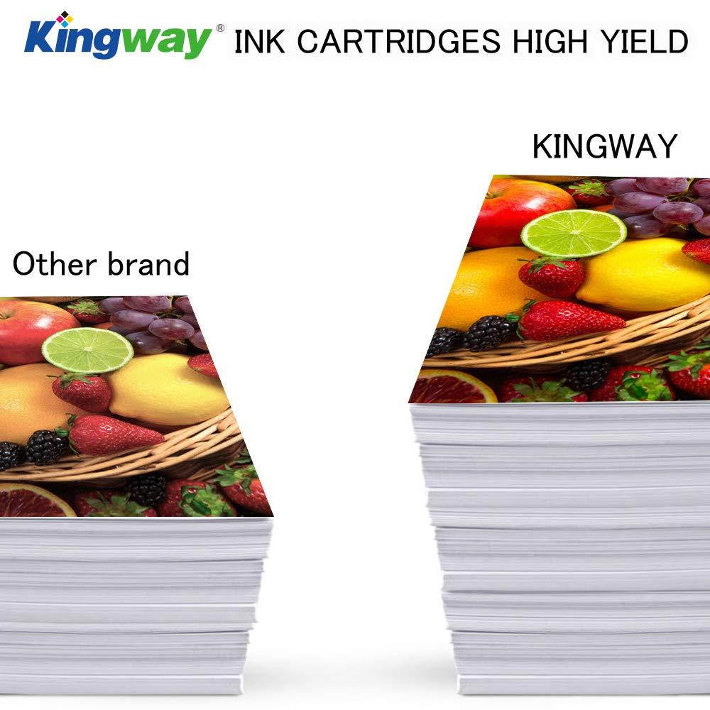 Kingway Compatible Ink Cartridge Replacement for Brother LC3033 LC3033XXL Work with MFC-J995DW MFC-J995DWXL Printer (Black, Cyan, Magenta, Yellow, 4-Pack)