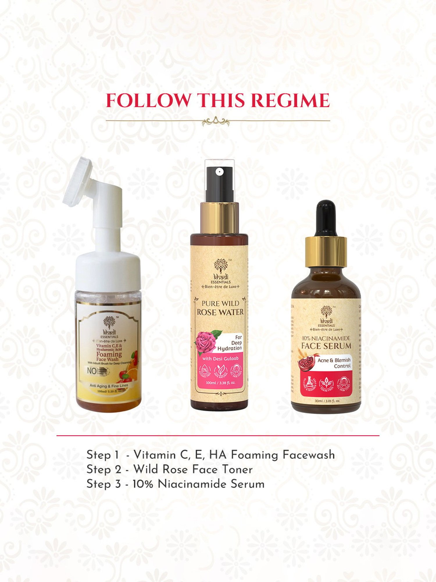 Khadi Essentials Niacinamide Face Serum - 30 ml