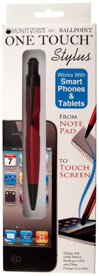Monteverde One Touch Stylus with Brass Barrel Ballpoint Pen for iPad 2/3/4 (MV35338)