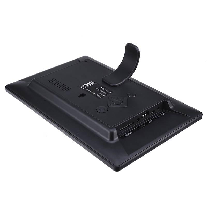 10 Inch 5V 1024x600 HD IPS LCD Digital Photo Frame Audio Video Player Support SD USB MMC MS Card With Remote Control