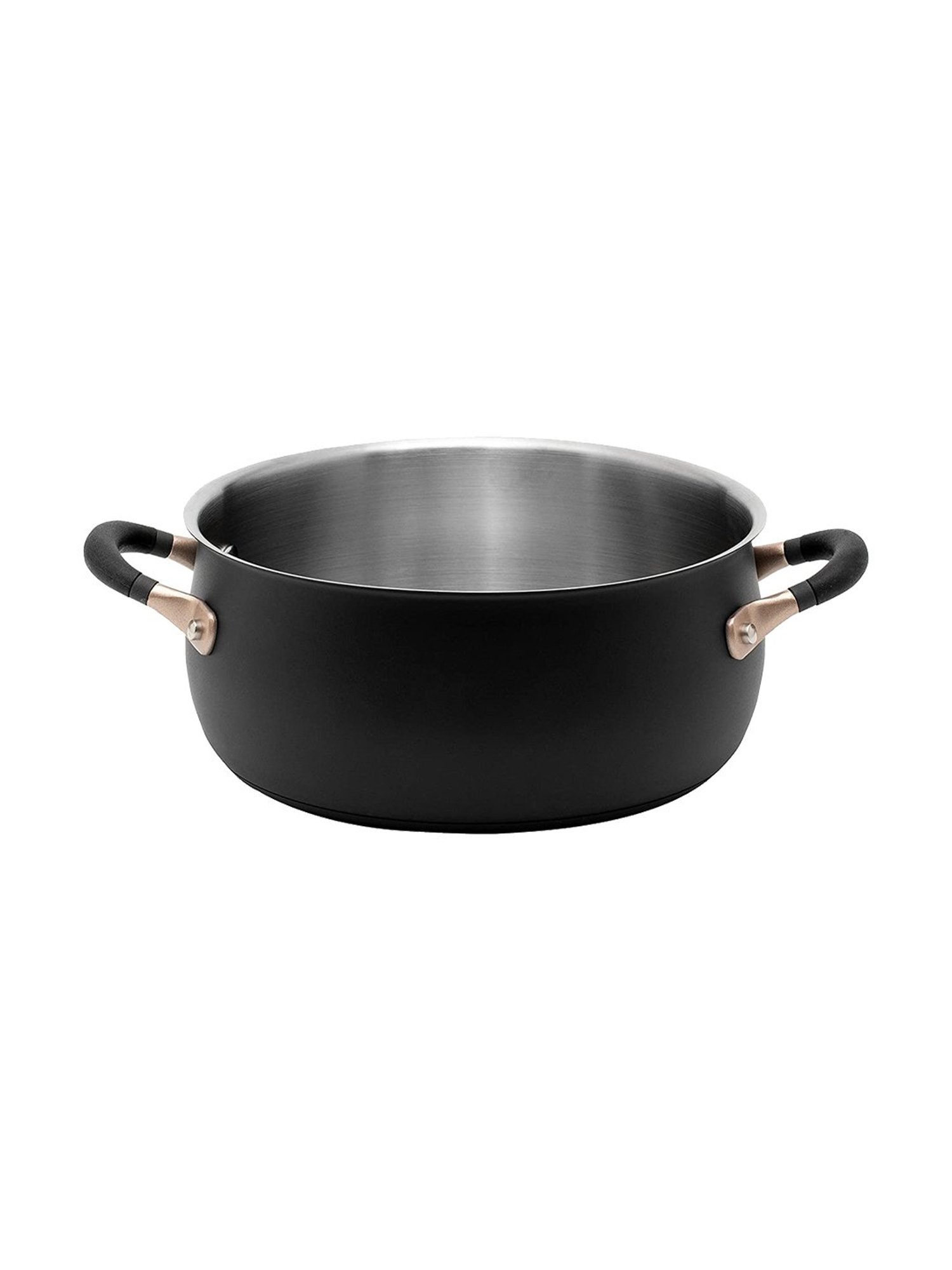 Meyer Accent Series Stainless Steel Dutch Oven/Casserole Pan, 5 Litres