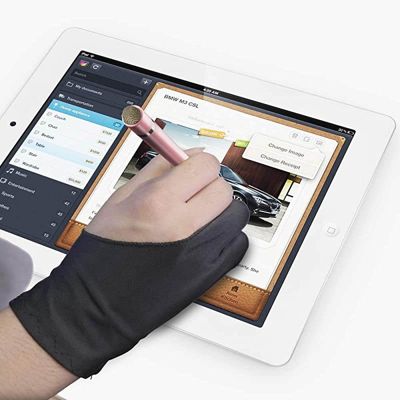 Active Stylus Compatible with Apple iPad  Stylus Pen for Touch Screens Rechargeable Capacitive 15mm Fine Point iPad Pen Tablets Stylus with Pen BagAntifriction Glove