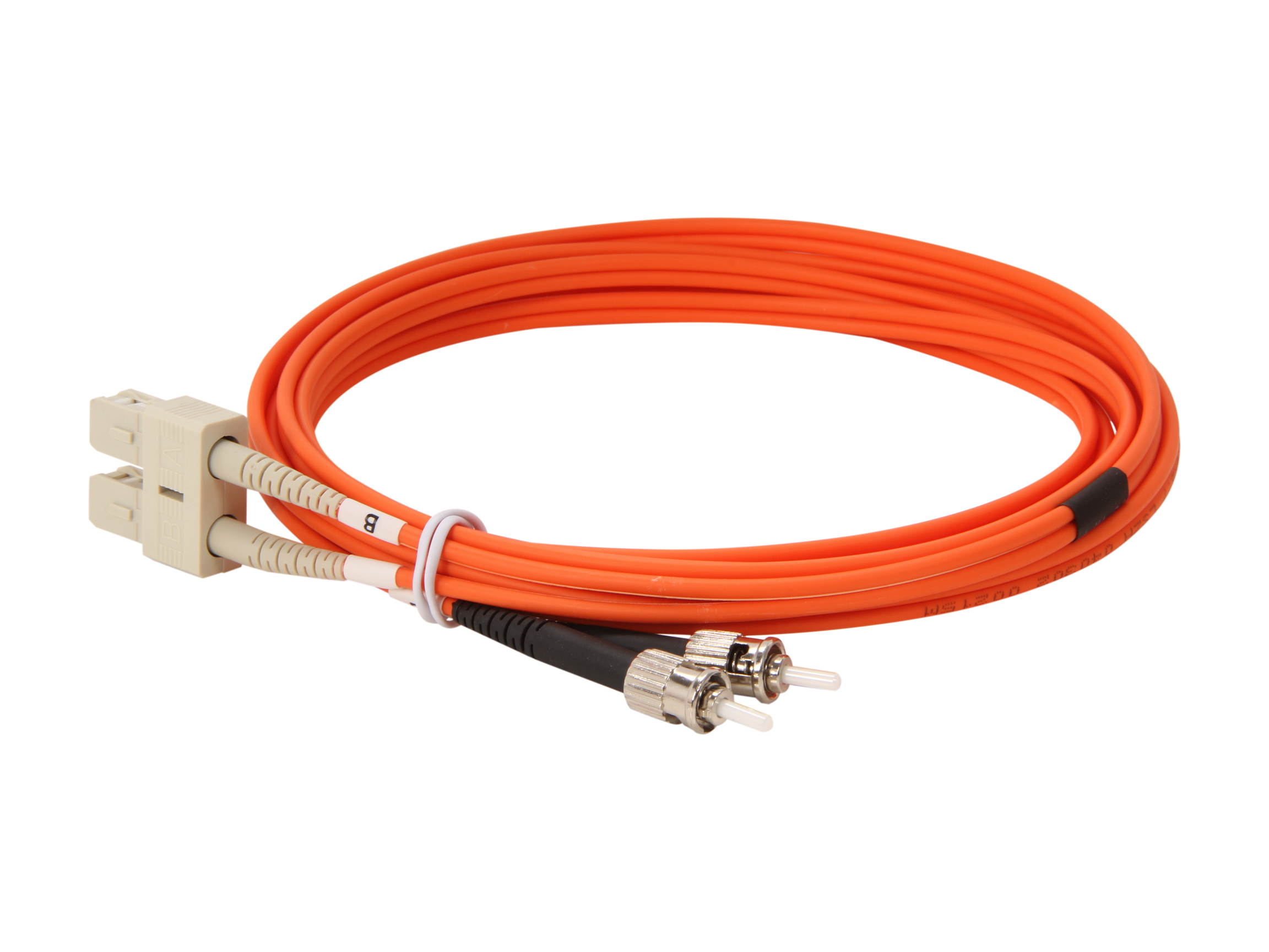 Coboc CY-OM1-ST/SC-3 9.84 ft. Fiber Optic Cable, ST/SC, Multi Mode, Duplex (62.5/125 Type) - Orange
