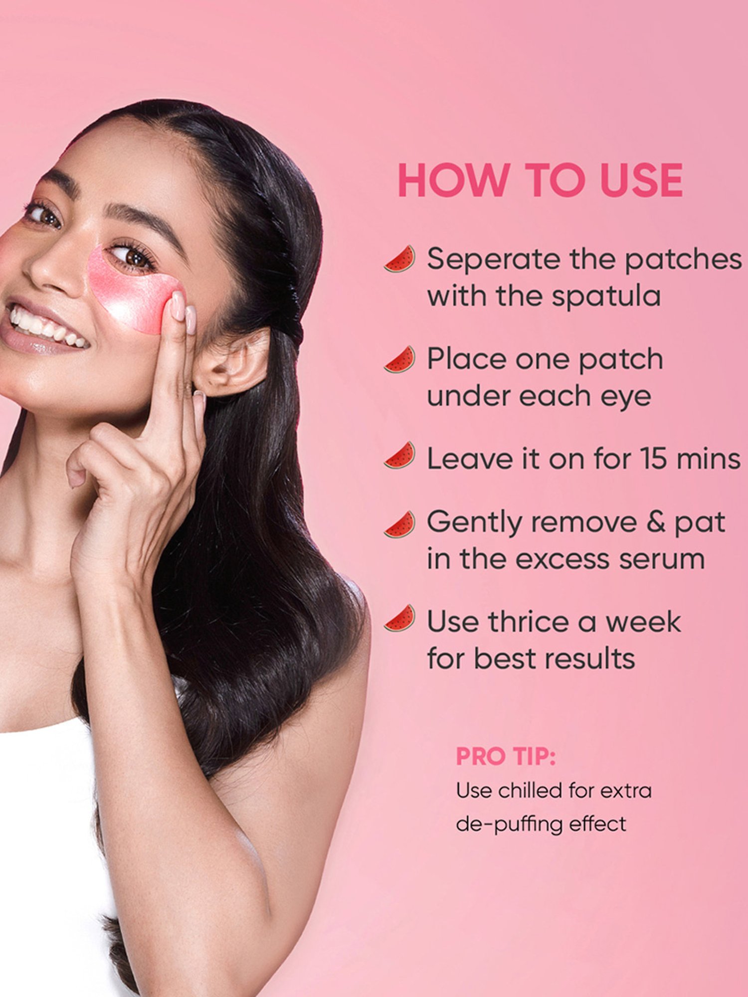 Dot & Key Watermelon Cooling Hydrogel Eye Patches - 60 Patches