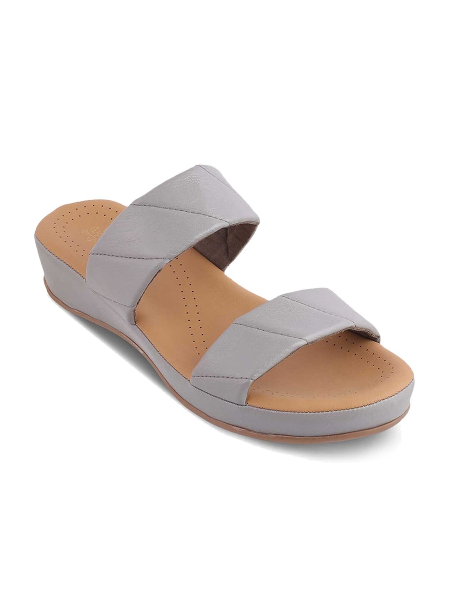 Tresmode Women's Grey Casual Wedges