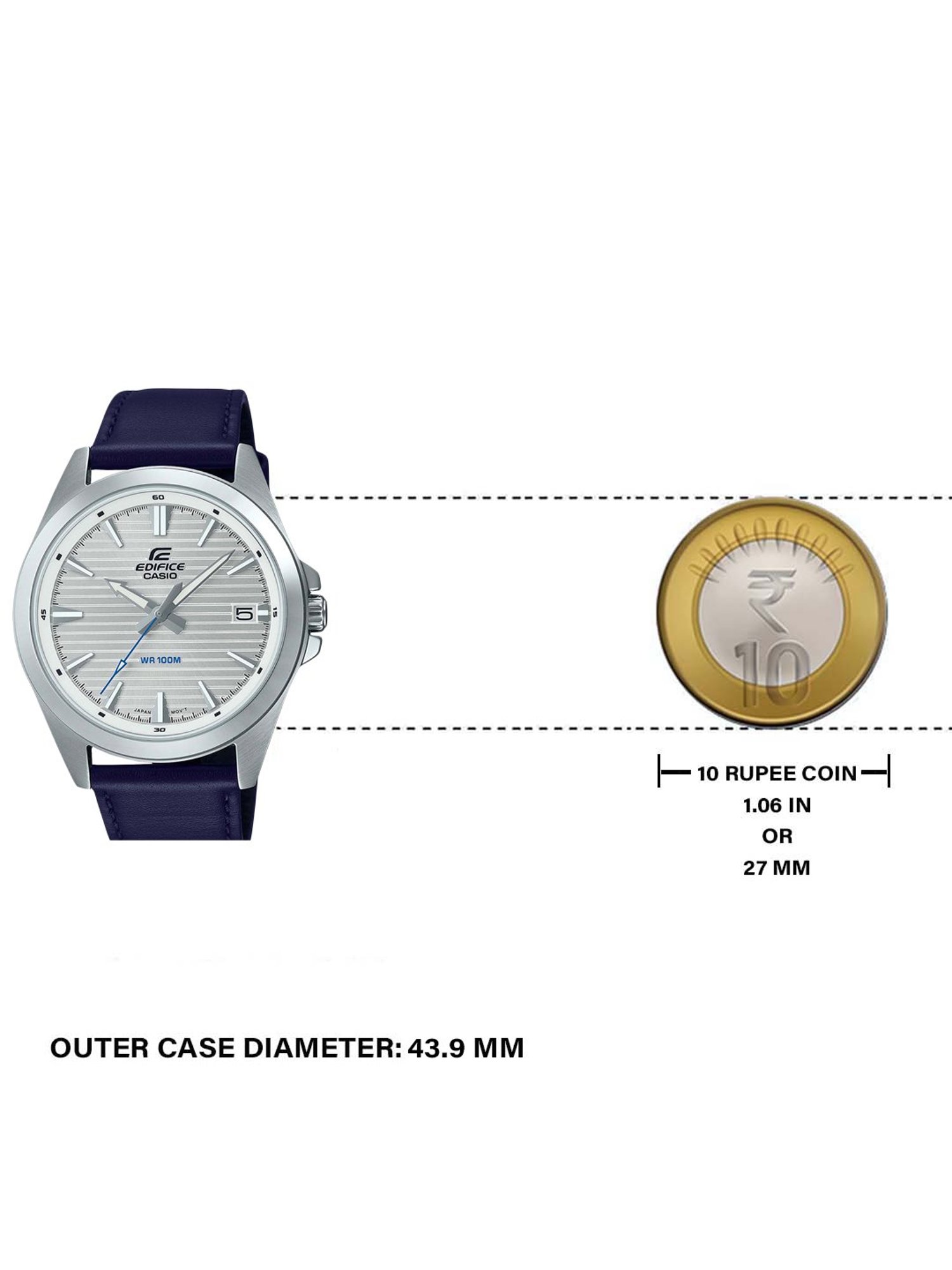 Casio EFV-140L-7AVUDF Edifice Analog Watch for Men (44 mm)