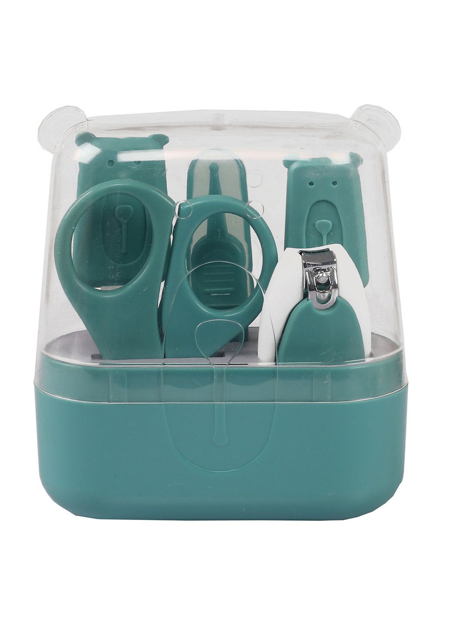Baby Moo Teal Grooming Kit of 5 Pcs with a Nail Clipper
