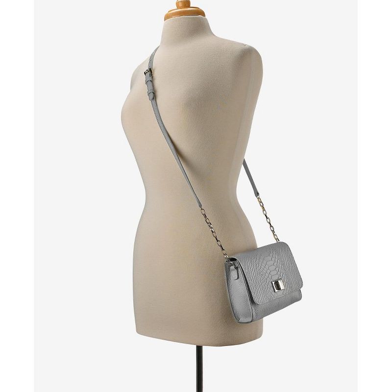 GiGi New York Gray Catie Crossbody Bag