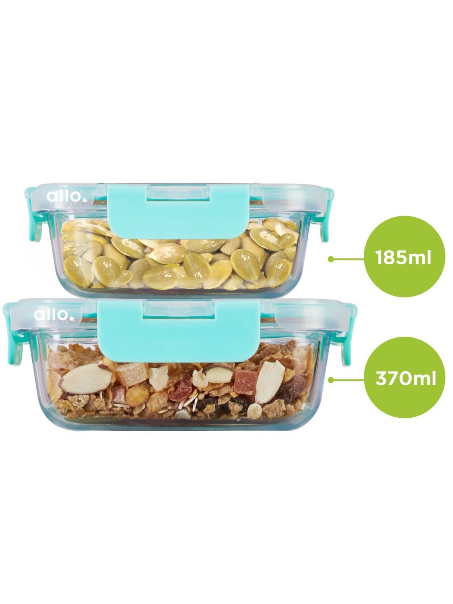 Borosilicate Glass Containers with Lids Microwave Safe Container for Glass Food Storage Containers