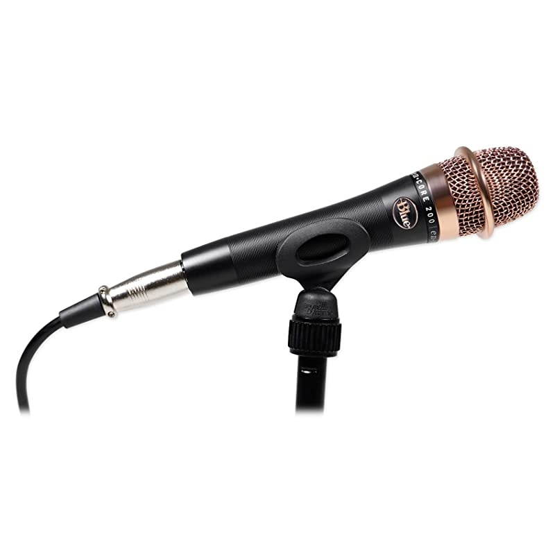 Encore 200 Studio Grade Phantom Powered Active Dynamic Microphone Black