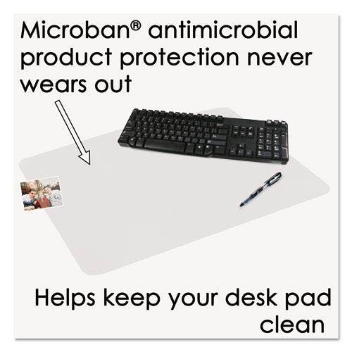 KrystalView Desk Pad with Microban 22 x 17 Matte Clear