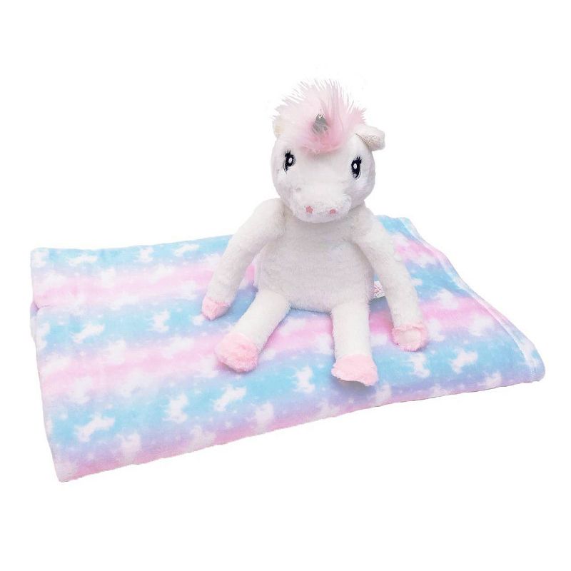 Unicorn Figural Throw and Decorative Pillow