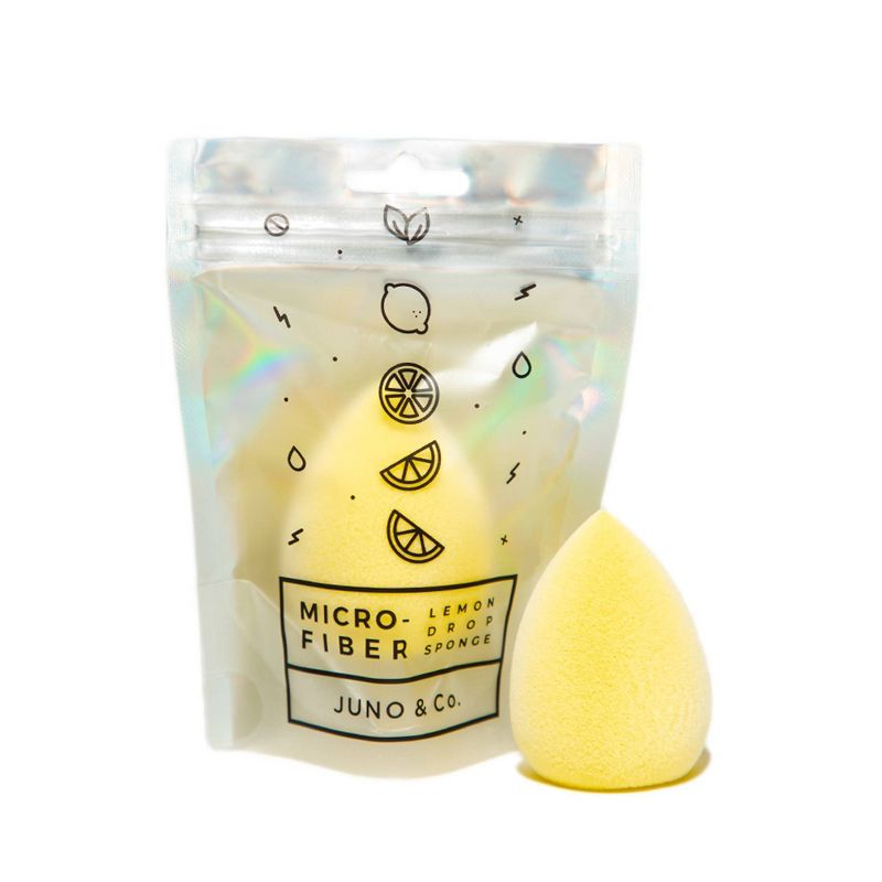 JUNO & Co. Microfiber Lemon Drop Sponge – 1ct
