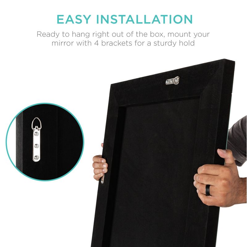 Rectangle Tripoli Vanity Bathroom Mirror Clear - Howard Elliott