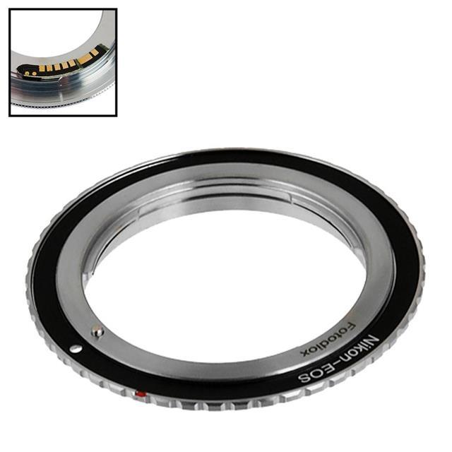 Fotodiox Lens Mount Adapter for Nikon F Mount Lens to Canon EF, EF-S SLR Camera