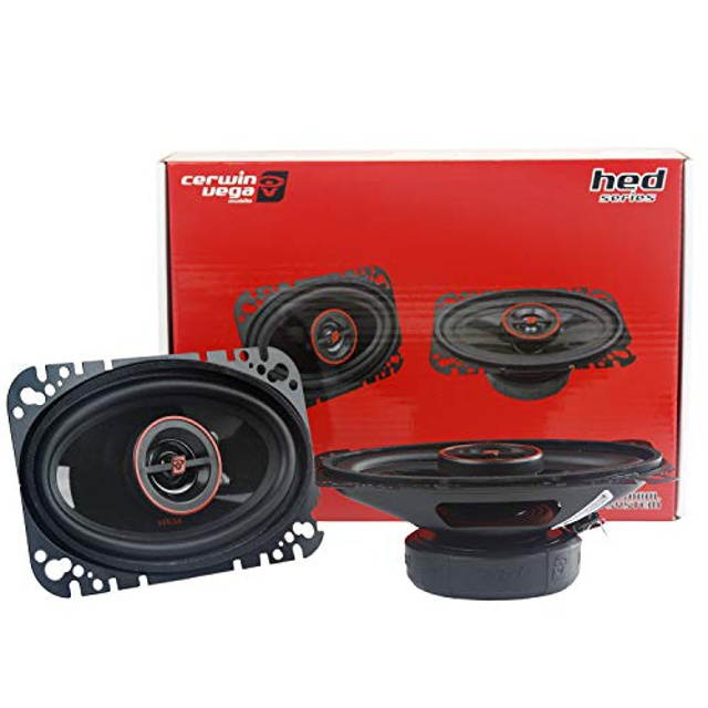 CERWIN-VEGA MOBILE H746 HED(R) Series 2-Way Coaxial Speakers (4" x 6", 275 Watts max)
