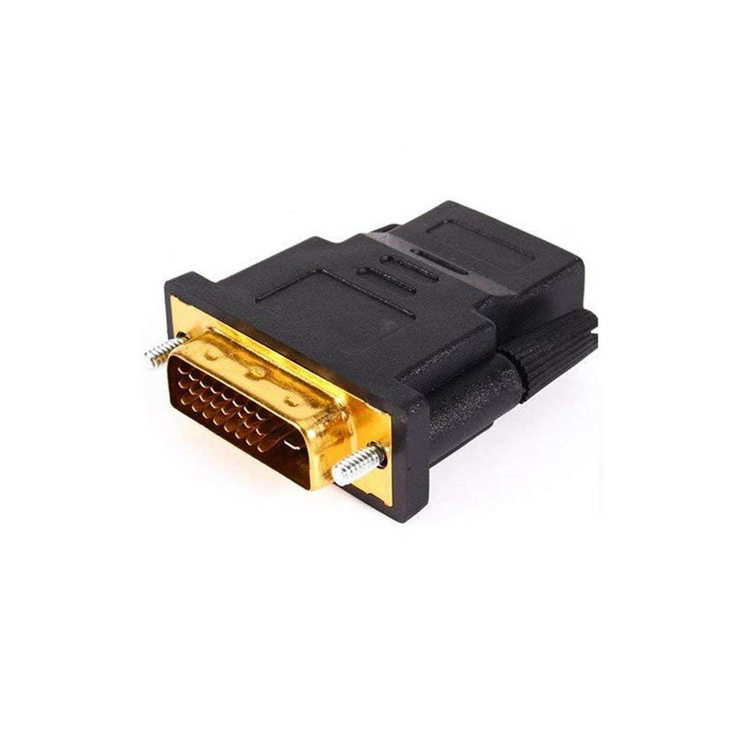 SatelliteSale DVI-D Male to HDMI Female Adapter 4K, Bi-Directional, Gold-Plated
