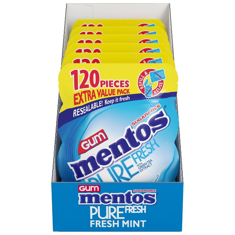 Mentos Fresh Mint Chewing Gum - 8.46oz