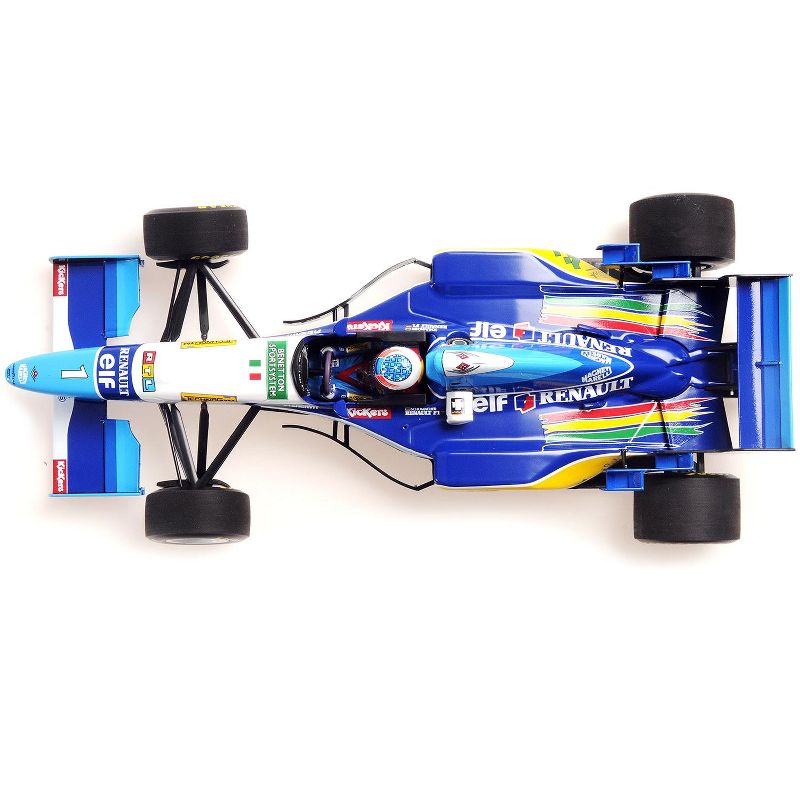 Benetton Renault B195 #1 M. Schumacher Winner Pacific GP F1 World Champion 1995 Ltd Ed 600 pcs 1/18 Diecast Model by Minichamps