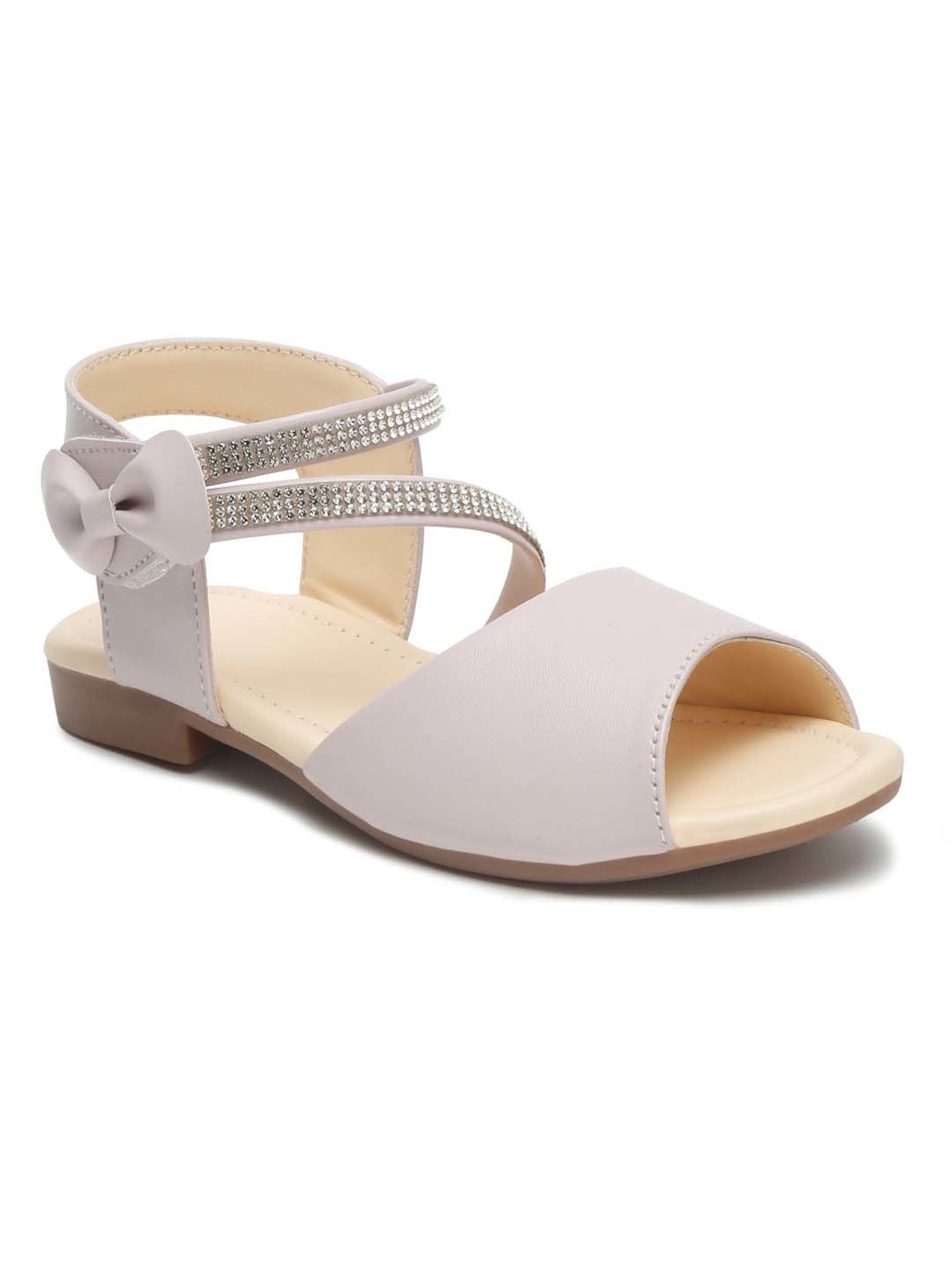 Tiny Bugs Kids Off-White Casual Sandals