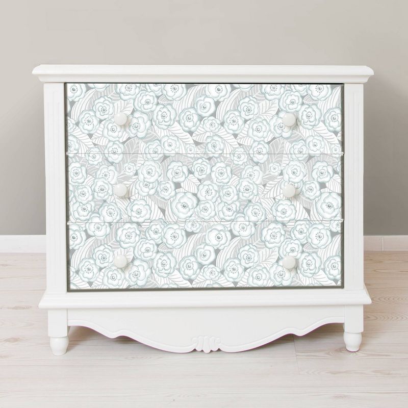 NuWallpaper Oopsie Daisy Peel and Stick Wallpaper Gray