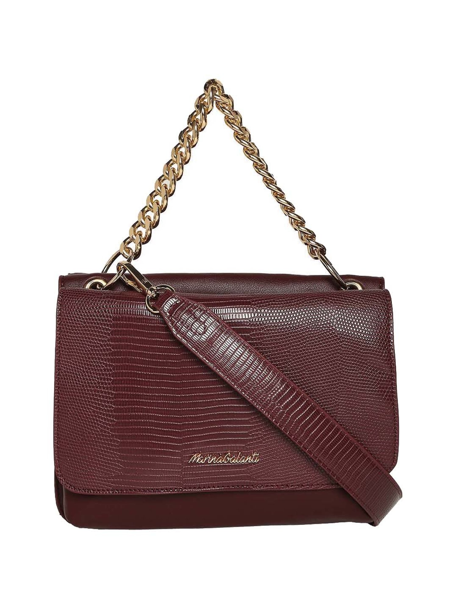 Marina Galanti Wine Midnight Sonata Soft Handbag