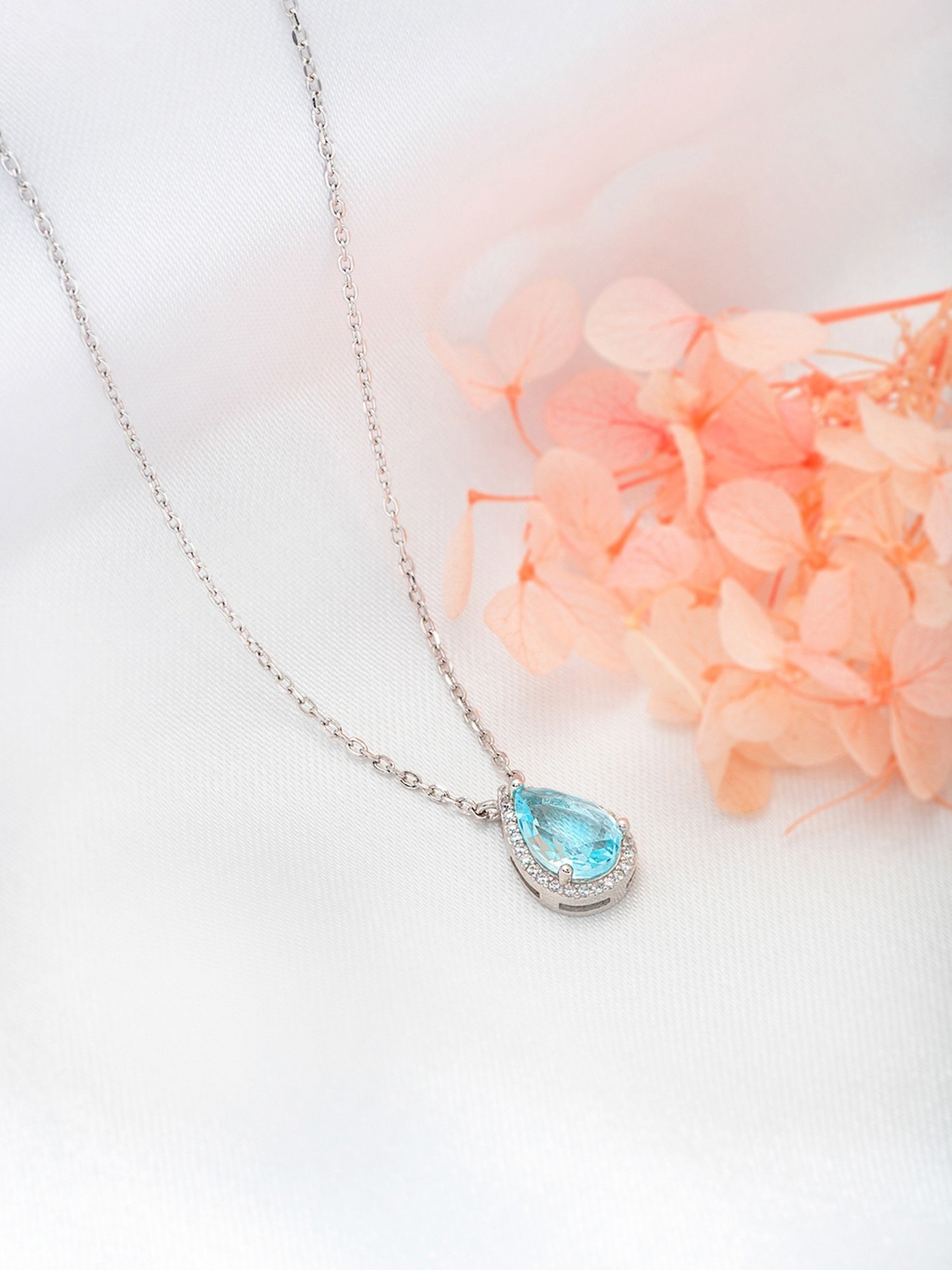 Silberry 92.5 Sterling Silver Ocean Bliss Necklace