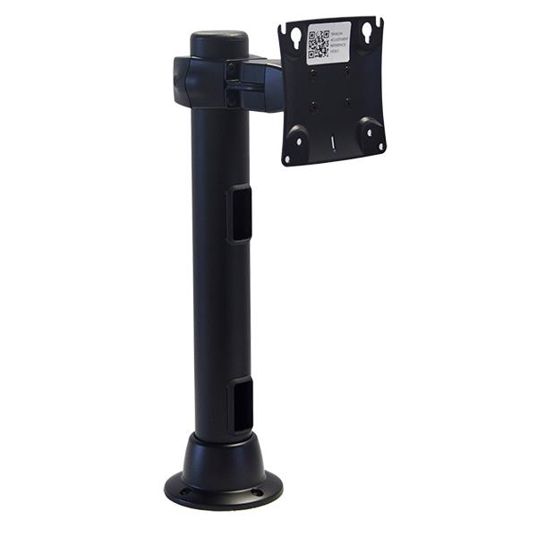 ENS Engineered Network Systems 367-4012-03 Pre-Configuration - 16" Pole, 2" Diameter and Grommet Base with Monitor Mount, Double Pivot, Fixed Pole Clamp.