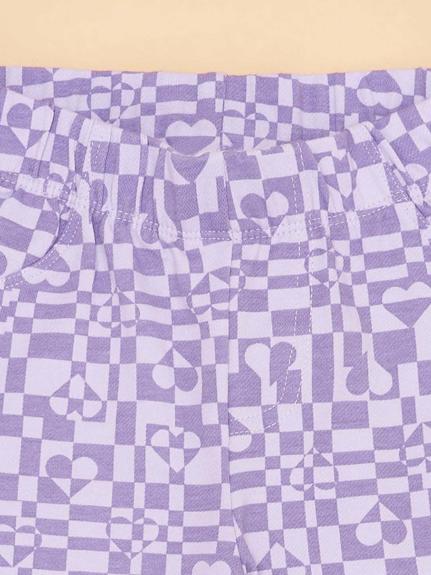 Jockey Kids White & Black Cotton Striped Leggings