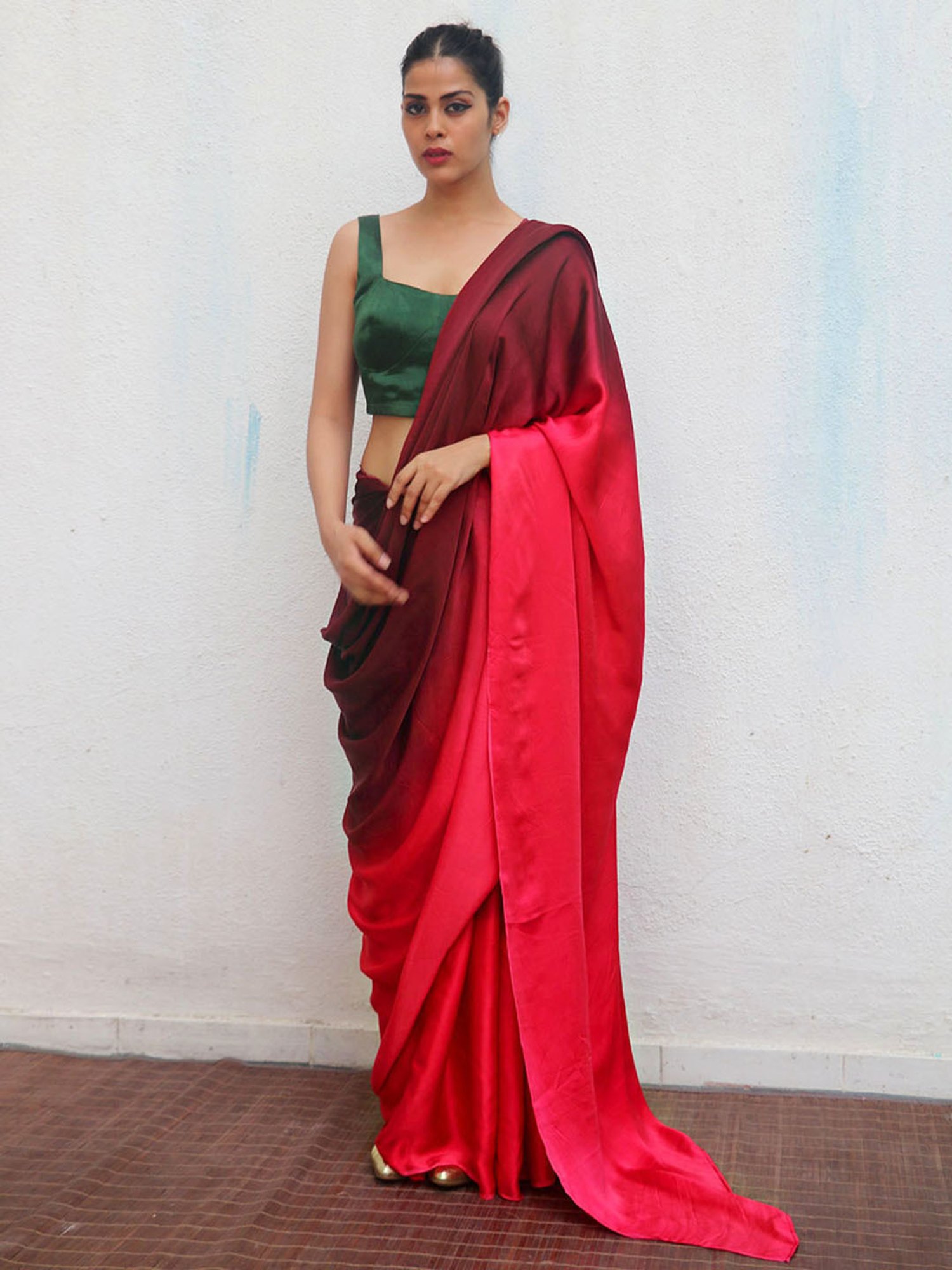 Chidiyaa Iravati Modal Silk Saree - SFLAR