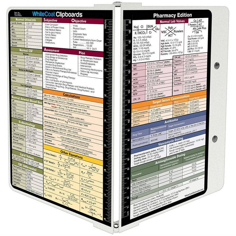 WhiteCoat Clipboard- White - Pharmacy Edition