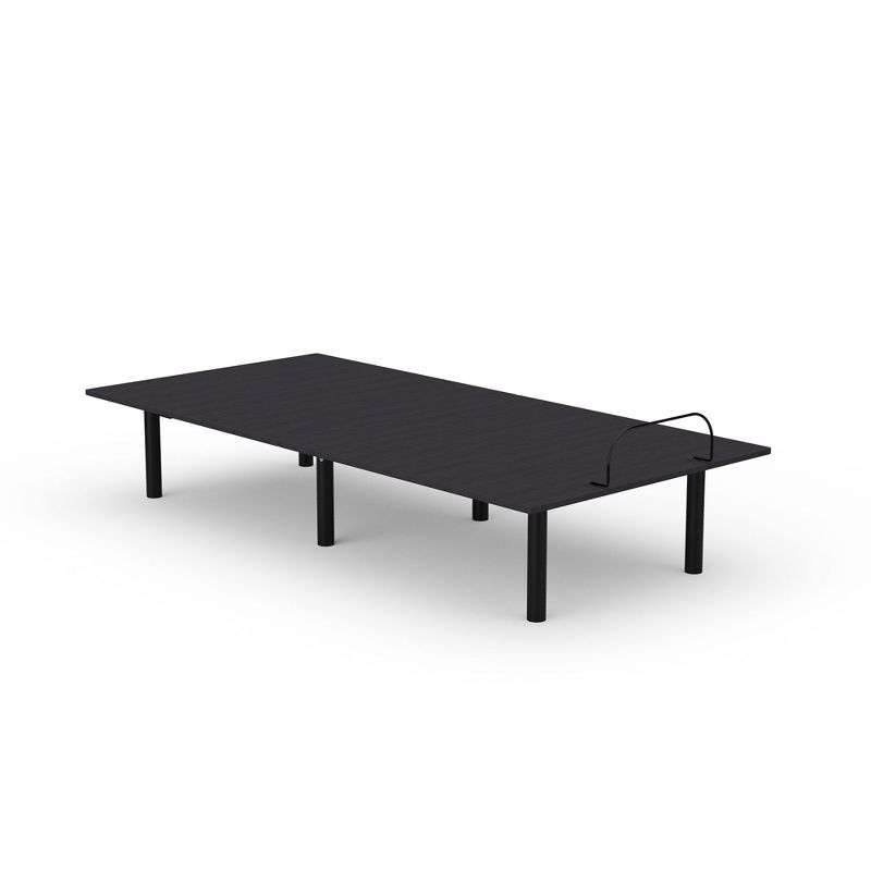 Reverie O200 Electric Fabric Upholstered Easy to Assemble Adjustable Power Bed Base with Simple Function Remote Control Included, Twin XL