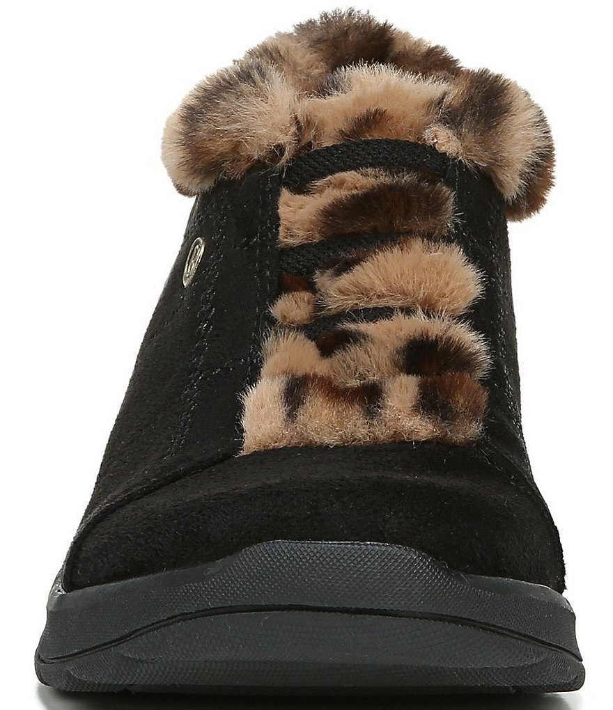 Bzees Premium Golden Faux Fur Lined Washable Ankle Booties