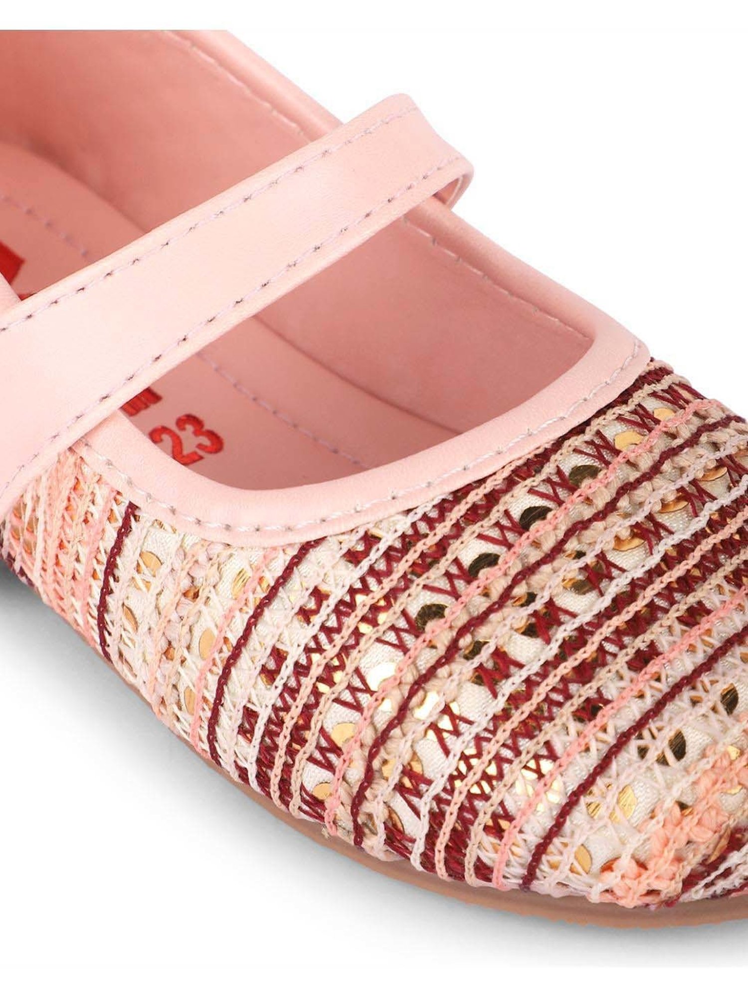 Minesole Kids Pink Mary Jane Shoes