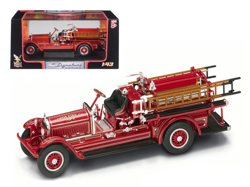 KME Predator Fire Engine "Los Angeles County Fire Department" Red "5 Alarm" Series Limited Edition to 750 pieces Worldwide 1/64 Diecast Model by Iconic Replicas