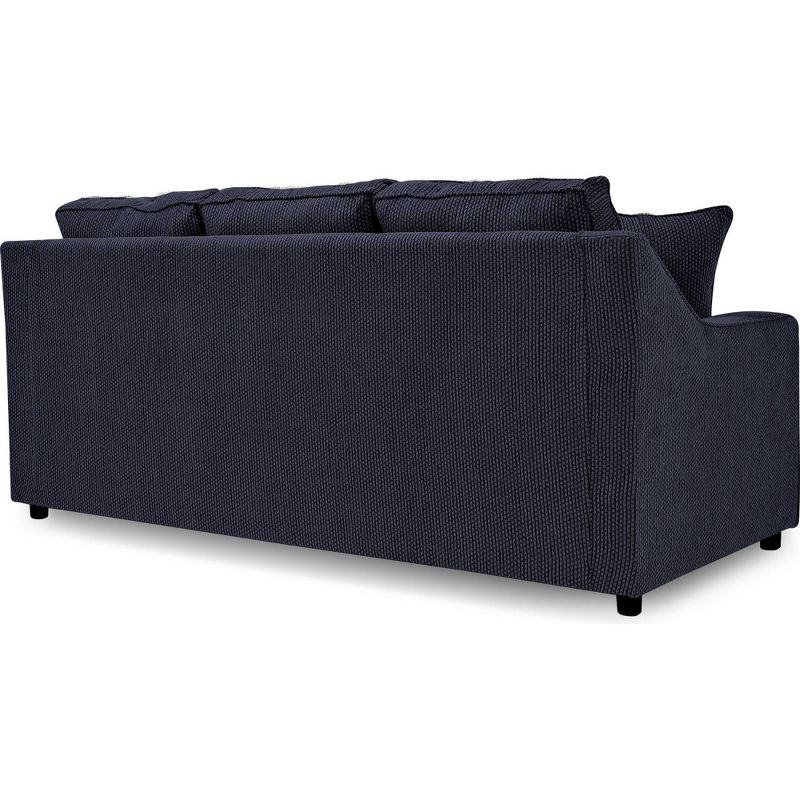 Clark Three Seat Sofa Dark Blue - True Seating