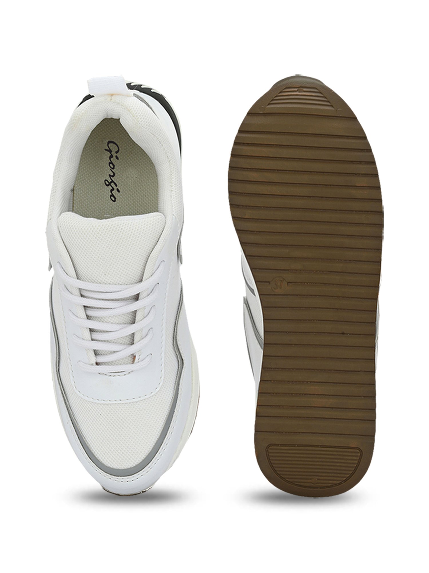 Giorgio Women's White Running Shoes