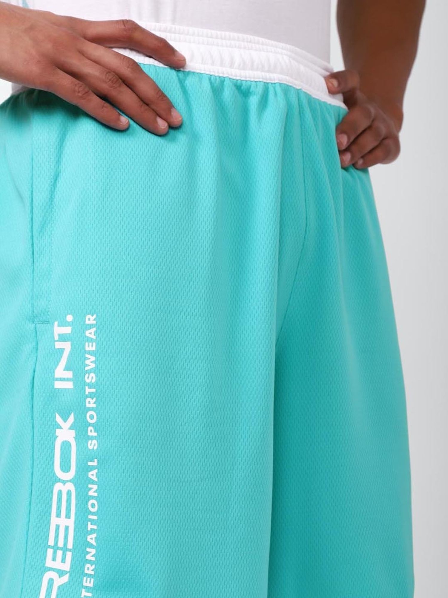 Reebok Blue Regular Fit Sports Shorts