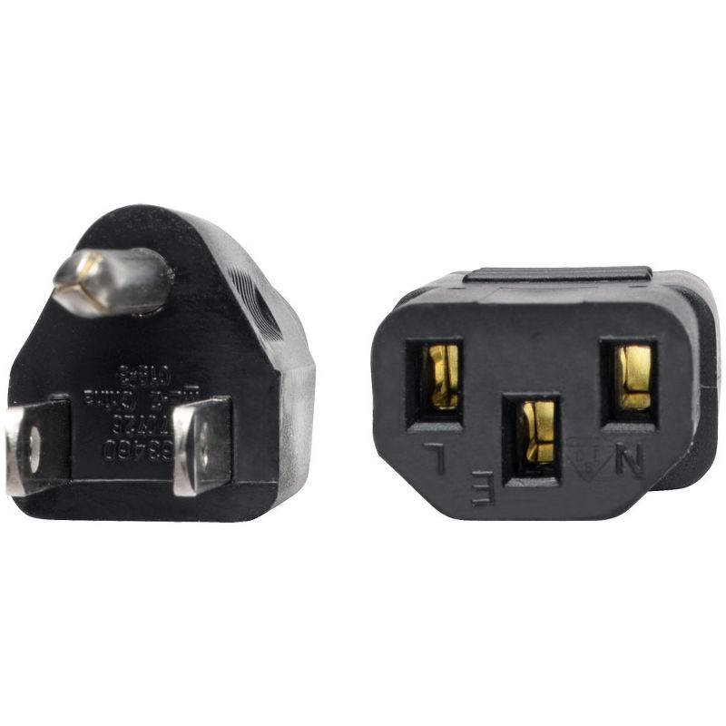 D'Addario Planet Waves IEC to NEMA Plug Power Cable, 10FT 10 ft. Red/Black