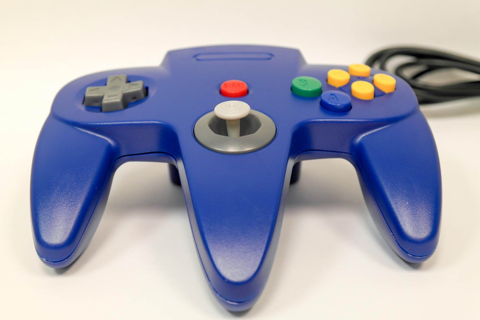 N64 USB Controller Blue For Window, Mac, and Linux by Mars Devices