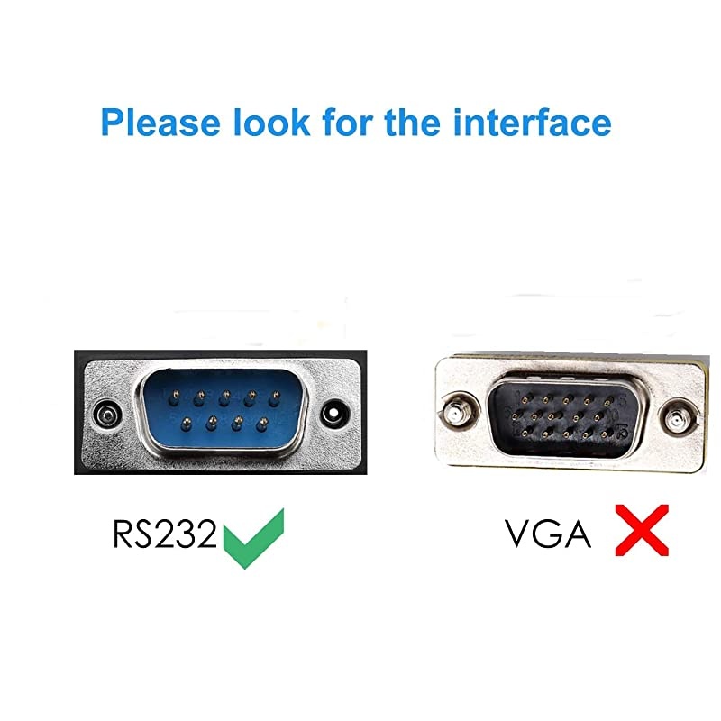 USB to RS232 Adapter with Prolific PL2303 Chipset USB20 Male to RS232 Male DB9 Serial Cable 2m 6ft for Windows XPWindows Vista7810Mac OS 106 Above Linux