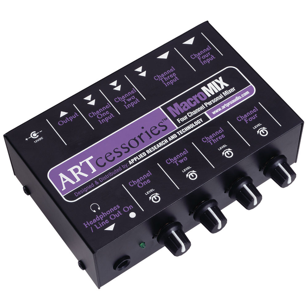 ART MacroMIX 4-Channel Personal Mixer