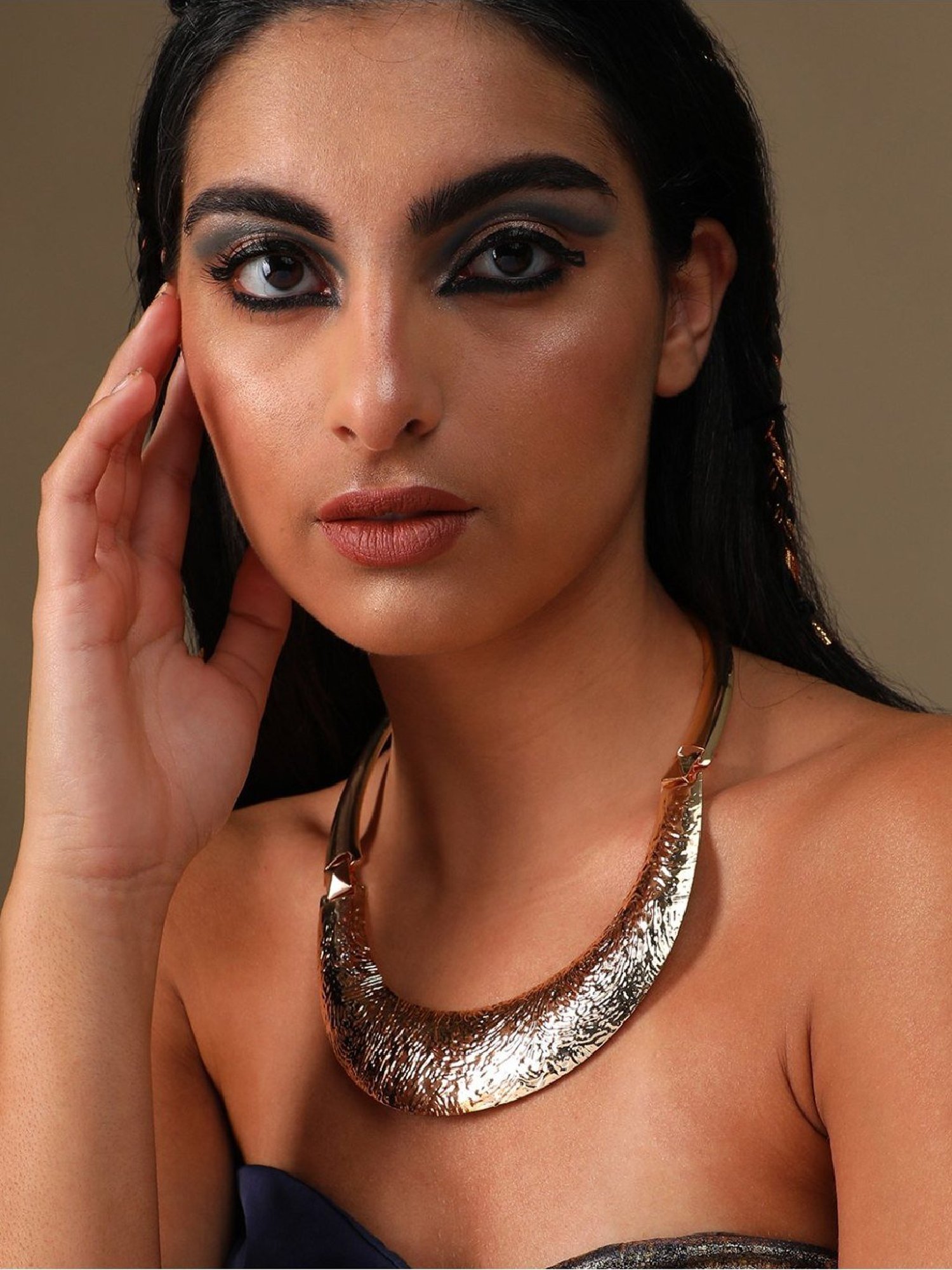 Sohi gold plated designer party necklace for women