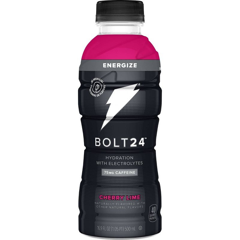BOLT24 Energize Cherry Lime Hydration Energy Drink - 16.9 fl oz Bottle