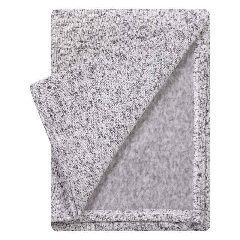 Trend Lab Sweatshirt Knit Baby Blanket - Gray