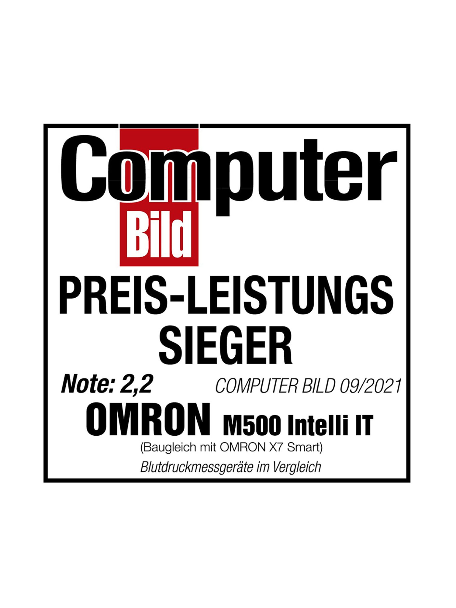 Omron HEM-7361T Bluetooth Digital Blood Pressure Monitor with AFib Indicator (White)