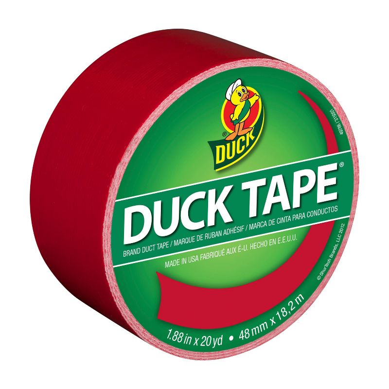 Duck 3pk 1.88" x 20yd Duct Tape Red