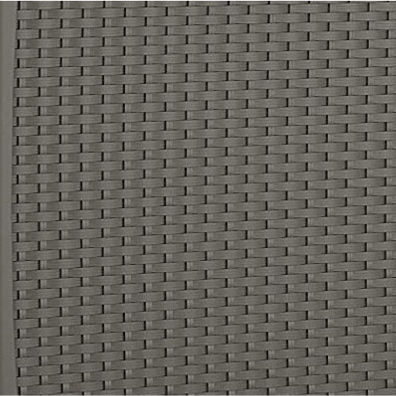 Suncast BMDB60ST 60 Gallon Outdoor Weather-Resistant Resin Storage Cube Deck Box Bin with Handles and Lid for Patio, Garden, or Shed, Stoney